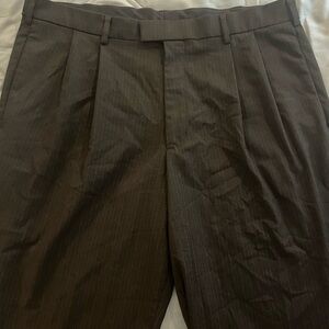 Dockers Classic Black Pinstriped Pants